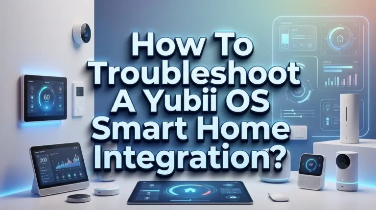 How To Troubleshoot A Yubii OS Smart Home Integration?