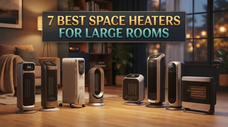 7 Best Space Heaters for Large Rooms in 2026